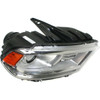 HEAD LAMP RH HALOGEN CHROME BEZEL W/O LED DRL CAPA  REPLACEMENT FOR DODGE DURANGO 2015 PARTSLINK NUMBER  CH2503256C