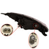 HEAD LAMP LH HALOGEN CAPA   REPLACEMENT FOR MITSUBISHI MIRAGE G4 SEDAN 2019 PARTSLINK NUMBER MI2502169C
