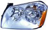 HEAD LAMP LH CHROME 5.7 LS HQ REPLACEMENT FOR DODGE MAGNUM 2005 PARTSLINK NUMBER CH2502165