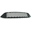 GRILLE MATTE BLACK HONEYCOMB W/CHROME MOULDING S/SE STD MODELS  REPLACEMENT FOR FORD FOCUS 2015 PARTSLINK NUMBER  FO1200575