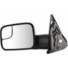 DOOR MIRROR LH POWER HTD W/TOW TEXTURED REPLACEMENT FOR DODGE PICKUP DODGE RAM MEGA CAB 2008 PARTSLINK NUMBER CH1320228