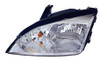 HEAD LAMP LH EXCLUDE SVT CAPA REPLACEMENT FOR FORD FOCUS 2005 PARTSLINK NUMBER FO2502210C