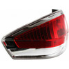 TAIL LAMP LH (PRODUCTION DATE APRIL 2007 TO JULY 2008) HQ REPLACEMENT FOR FORD FOCUS 2008 PARTSLINK NUMBER  FO2800214