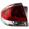 TAIL LAMP LH (PRODUCTION DATE APRIL 2007 TO JULY 2008) HQ REPLACEMENT FOR FORD FOCUS 2008 PARTSLINK NUMBER  FO2800214