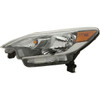 HEAD LAMP LH HALOGEN W/BLACK BEZEL CAPA REPLACEMENT FOR NISSAN VERSA HATCHBACK 2019 PARTSLINK NUMBER 	NI2502257C