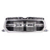 GRILLE CHROME SURROUND W/BLACK BILLETS W/CAMERA LARAMIE/BIG HORN MODEL  REPLACEMENT FOR RAM PICKUP-RAM-1500 2019 PARTSLINK NUMBER CH1200420