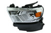 HEAD LAMP LH HALOGEN W/CHROME TRIM HQ  REPLACEMENT FOR RAM PICKUP-RAM-1500 2019 PARTSLINK NUMBER CH2502329