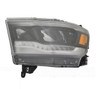 HEAD LAMP LH LED W/BLACK BEZEL / REFLECTOR TYPE W/O LOGO HQ  REPLACEMENT FOR RAM PICKUP-RAM-1500 2019 PARTSLINK NUMBER  CH2502320