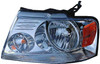HEAD LAMP LH W/CHROME TRIM HQ REPLACEMENT FOR FORD PICKUP FORD LIGHTDUTY(F150) 2005 PARTSLINK NUMBER FO2502201