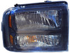 HEAD LAMP RH BLACK BEZEL W/HARLEY-DAVIDSON PKG CAPA REPLACEMENT FOR FORD PICKUP FORD SUPERDUTY (F250-F350) 2005 PARTSLINK NUMBER FO2503224C