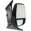 DOOR MIRROR RH MANUAL TEXTURED W/SHORT ARM W/MEDIUM/HIGH ROOF  REPLACEMENT FOR FORD TRANSIT T-150 CARGO VAN 2015 PARTSLINK NUMBER  FO1321550