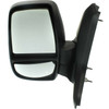DOOR MIRROR LH MANUAL TEXTURED W/SHORT ARM W/LOW ROOF  REPLACEMENT FOR FORD TRANSIT T-150 WAGON 2015 PARTSLINK NUMBER   FO1320547