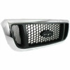 GRILLE CHROME GRAY 4WD REPLACEMENT FOR FORD RANGER PICKUP 4WD 2005 PARTSLINK NUMBER FO1200453