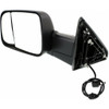 DOOR MIRROR LH MANUAL TEXTURED W/TOW  REPLACEMENT FOR RAM PICKUP-RAM-2500 2019 PARTSLINK NUMBER CH1320349