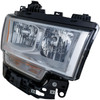 HEAD LAMP LH HALOGEN CHROME BEZEL W/O LOGO HQ   REPLACEMENT FOR RAM PICKUP-RAM-3500 2019 PARTSLINK NUMBER CH2502334