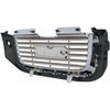 GRILLE CHROME/BLACK W/WASHER HOLE REPLACEMENT FOR GMC ENVOY 2008 PARTSLINK NUMBER  GM1200504