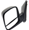 DOOR MIRROR LH MANUAL BLACK TEXTURED DUAL GLASS REPLACEMENT FOR GMC VAN GMC SAVANA 2005 PARTSLINK NUMBER GM1320395