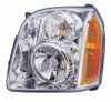 HEAD LAMP LH EXCLUDE DENALI HQ REPLACEMENT FOR GMC   YUKON XL DENALI 2008 PARTSLINK NUMBER  GM2502265