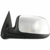 DOOR MIRROR LH MANUAL CHROME REPLACEMENT FOR GMC YUKON 2005 PARTSLINK NUMBER GM1320208
