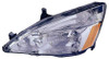 HEAD LAMP LH HQ REPLACEMENT FOR HONDA ACCORD SEDAN 2005 PARTSLINK NUMBER HO2502120
