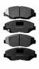 BRAKE PADS SET RR CERAMIC REPLACEMENT FOR HONDA CIVIC HATCHBACK 2005 PARTSLINK NUMBER D537