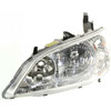 HEAD LAMP LH HQ REPLACEMENT FOR HONDA CIVIC HYBRID 2005 PARTSLINK NUMBER HO2502121