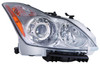 HEAD LAMP RH HID W/O PREMIUM PKG HQ REPLACEMENT FOR INFINITI G37 COUPE 2008 PARTSLINK NUMBER  IN2503147