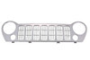 GRILLE CHROME W/FOG REPLACEMENT FOR JEEP LIBERTY 2005 PARTSLINK NUMBER CH1200289