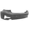 BUMPER RR W/4 PARK ASSIST SENSOR W/O AUTO PARK SENSOR EXCLUDE M-PKG REPLACEMENT FOR BMW 330E SEDAN (2016-2018),(2021-2022) PARTSLINK NUMBER BM1100438