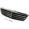GRILLE CHROME/BLACK (AVNGRD/ELGNS) REPLACEMENT FOR MERCEDES C230 2005 PARTSLINK NUMBER MB1200143