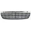 GRILLE CHROME/SILVER W/SPORT PKG (AVNGRD/ELGNS) REPLACEMENT FOR MERCEDES C55 AMG 2005 PARTSLINK NUMBER MB1200142
