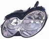 HEAD LAMP LH HALOGEN CLK MODELS CAPA REPLACEMENT FOR MERCEDES CLK500 2005 PARTSLINK NUMBER MB2502173C