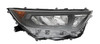 HEAD LAMP RH LED W/BLACK HOUSING JAPAN BUILT FITS LE / HYB CAPA   REPLACEMENT FOR TOYOTA RAV 4 2019 PARTSLINK NUMBER  TO2519200C