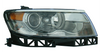 HEAD LAMP RH HALOGEN CAPA REPLACEMENT FOR LINCOLN MKZ 2008 PARTSLINK NUMBER  FO2503234C