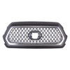 GRILLE FR PTM FRAME W/ WATE PATTERN CENTER/CHROME OUTER MOLDING FOR TRD SPRT/OFFROAD  REPLACEMENT FOR TOYOTA TACOMA PICKUP 4WD 2019 PARTSLINK NUMBER  	TO1200476