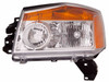 HEAD LAMP LH CAPA REPLACEMENT FOR NISSAN TITAN PICKUP 2008 PARTSLINK NUMBER  NI2502168C