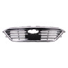 GRILLE CHROME W/AUTO CRUISE W/O SPORT PKG  REPLACEMENT FOR HYUNDAI SONATA 2015 PARTSLINK NUMBER  HY1200175