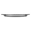 GRILLE LOWER PAINTED BLACK W/SILVER GRY MOLDING MESH TYPE SPORT MODEL  REPLACEMENT FOR HYUNDAI SONATA 2015 PARTSLINK NUMBER  HY1036121
