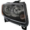 HEAD LAMP RH HALOGEN BLACK BEZEL CAPA  REPLACEMENT FOR JEEP COMPASS MK 2015 PARTSLINK NUMBER  CH2503246C