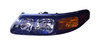 HEAD LAMP LH EXCLUDE GXP FROM 9/2/03 HQ REPLACEMENT FOR PONTIAC BONNEVILLE 2005 PARTSLINK NUMBER GM2502259