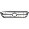 GRILLE BASE PAINTED SLV-GRAY/GRAY REPLACEMENT FOR TOYOTA HIGHLANDER 2008 PARTSLINK NUMBER  TO1200306