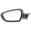 DOOR MIRROR LH POWER HEATED W/O PUDDLE/SIGNAL LAMP MANUAL FOLDING  REPLACEMENT FOR KIA FORTE 2015 PARTSLINK NUMBER  KI1320181