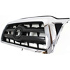 GRILLE CHROME/BLACK REPLACEMENT FOR TOYOTA TACOMA PICKUP 2WD 2008 PARTSLINK NUMBER  TO1200268