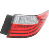 TAIL LAMP RH CAPA   REPLACEMENT FOR LEXUS ES350 2015 PARTSLINK NUMBER  LX2805113C