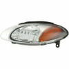 HEAD LAMP LH FROM 8/25/97 HQ REPLACEMENT FOR FORD ESCORT ZX4 2000 PARTSLINK NUMBER  FO2502172
