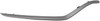 BUMPER MOULDING FR W/O AMG NIGHT PRIMED SILVER  REPLACEMENT FOR MERCEDES C63 AMG S (4-DOOR) 2015 PARTSLINK NUMBER MB1044116