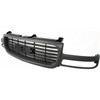 GRILLE BLACK HORIZONTAL BARS W/TEXTURED GRAY FRAME REPLACEMENT FOR GMC YUKON XL 2000 PARTSLINK NUMBER  GM1200429