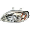 HEAD LAMP LH HQ REPLACEMENT FOR HONDA CIVIC COUPE 2000 PARTSLINK NUMBER  HO2502113