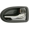 DOOR HANDLE FR RH INNER GRAY W/CHROME REPLACEMENT FOR MAZDA MPV 2000 PARTSLINK NUMBER  MA1353103