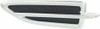 FENDER INSERT FR LH CHROME/BLACK TO 2/25/14 PRODUCTION DATE   REPLACEMENT FOR FORD ESCAPE 2013 PARTSLINK NUMBER  FO1266100